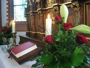 Altar der St.-Johannes-Kirche in Groß Escherde