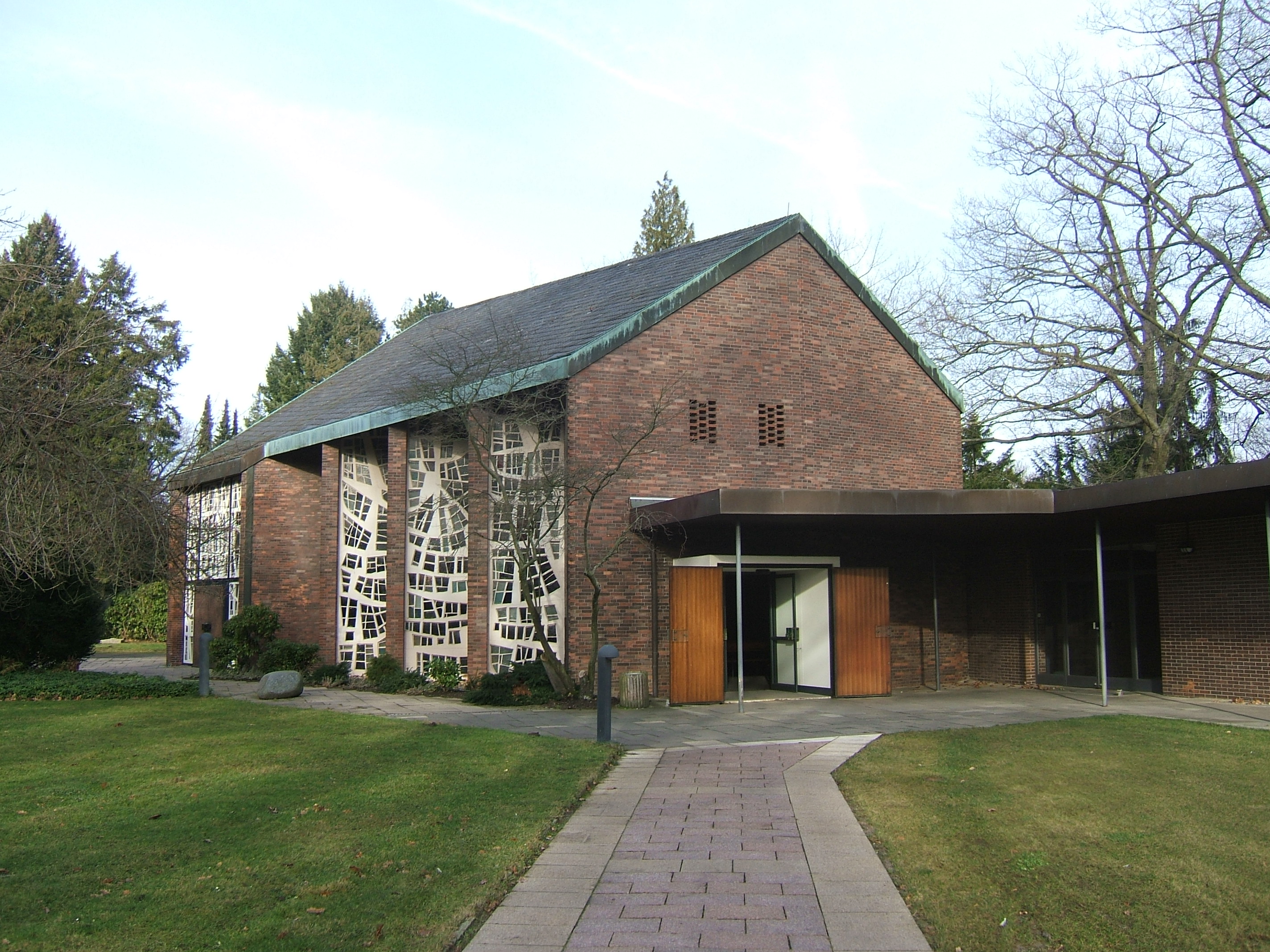 Die Kapelle auf dem Nordfriedhof in Hildesheim, Peiner Straße