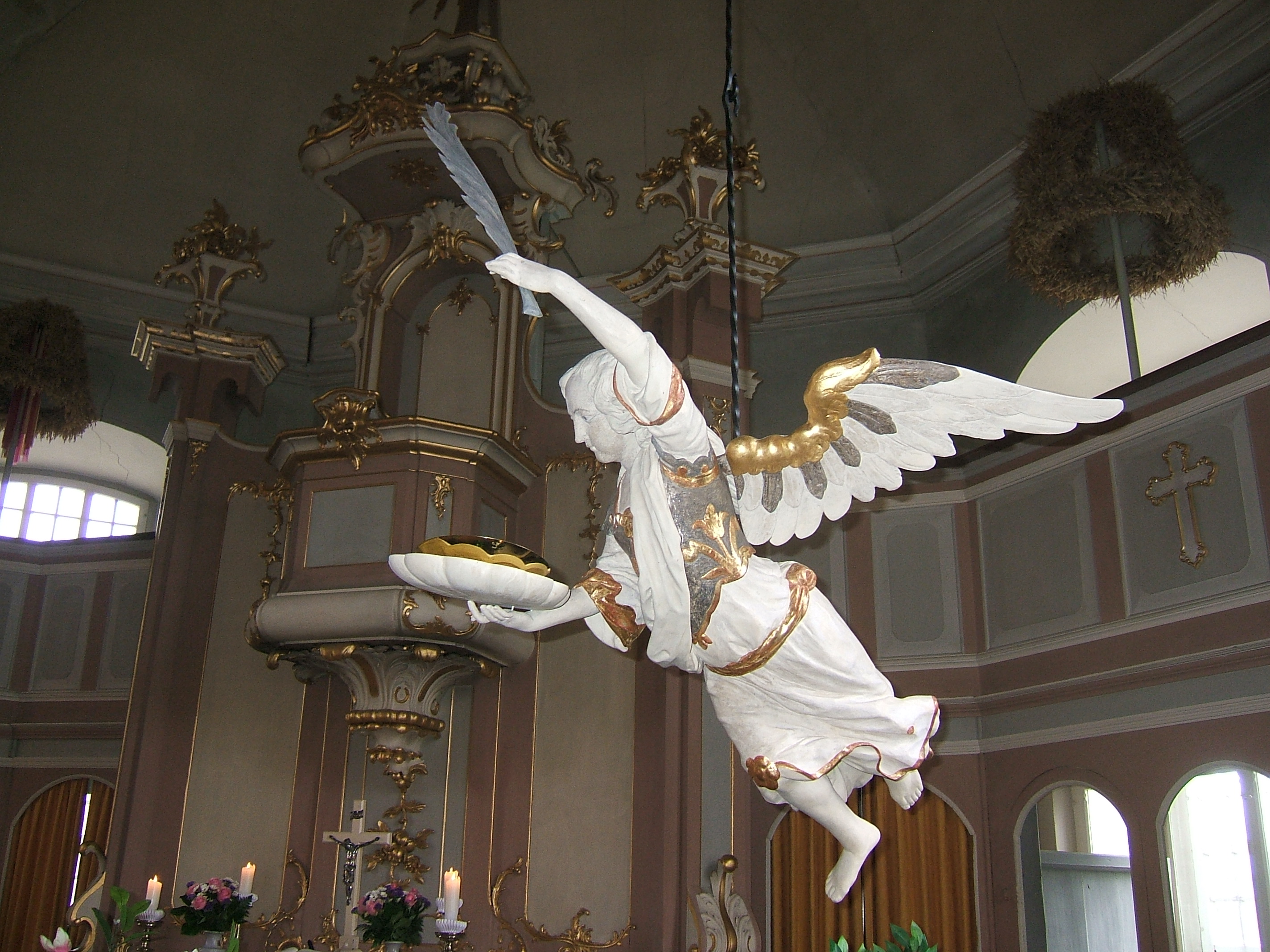 Engel in der Kirche in Wülfingen